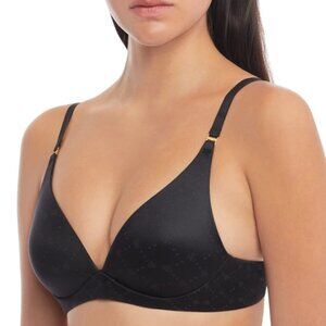 NWT Lauren Ralph Lauren Wireless T-Shirt Bra 34B Black Seamless Comfort